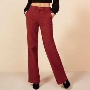 Reformation Dillon Corduroy Pant